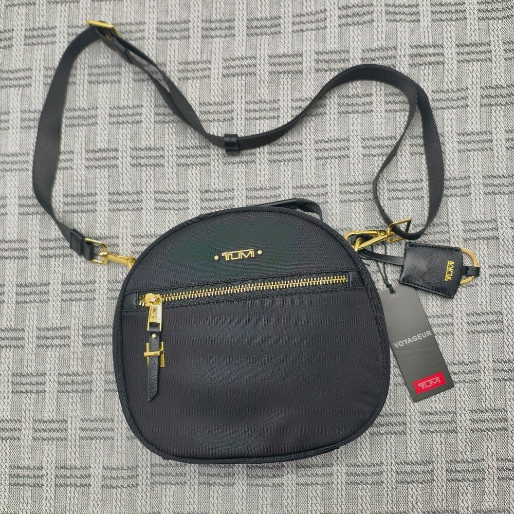 NWT Tumi Voyageur Women's Compact Crossbody Bag | Lightweight Round Purse